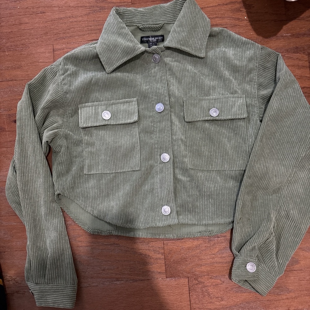 Streetwear Society Sage Corduroy Utility Jacket